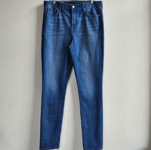 GAP 1969 HIGH RISE SKINNY JEANS WINDWARD WASH SIZE 32XL S#050